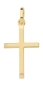 Preview: Anhänger Kreuz 13x20mm 14Kt 585 GOLD