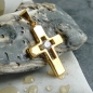 Preview: Anhänger Kreuz 14x19mm Zirkonia 8Kt 333 GOLD