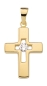 Preview: Anhänger Kreuz 14x19mm Zirkonia 8Kt 333 GOLD