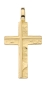 Preview: Anhänger Kreuz gehämmert 15x22mm 8Kt 333 GOLD