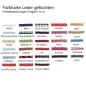 Preview: Exklusives Ledercollier 4mm für Wechselschliesse geflochten in 27 Farben Edelstahl