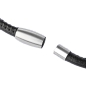 Preview: Armband Kalbsleder 5mm mit Edelstahl Magnetverschluss