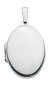 Preview: Anhänger Medaillon oval 17x23mm Silber 925