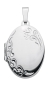 Preview: Anhänger Medaillon oval 17x23mm Silber 925