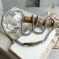 Preview: Kette Collier Mesh 3,2mm mit Clickverschluss Edelstahl