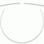 Preview: Collier Omegareifen 1,9mm Bajonett 925 Silber 40cm