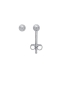 Preview: Stecker 3mm Kugel Silber 925