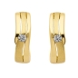 Preview: Creole 15,7x4,5mm Zirkonia 8Kt 333 GOLD