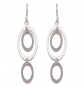 Preview: Ohrbrisur Ohrhänger Ohrringe 30x11mm Silber 925