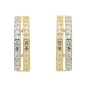 Preview: Creole Ø13mm Zirkonia 8Kt 333 GOLD