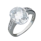 Preview: Design Ring 925 Sterling Silber mit Zirkonia Gr. 52