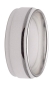 Preview: Partner Freundschafts Ringe aus 925 Silber matt poliert 7mm