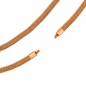 Preview: Edelstahl Collier Schlauchkette 3mm für Wechelschliesse