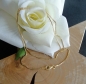 Preview: Collier Kette 1mm Venezianer vergoldet Silber 925 42cm