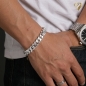 Preview: Armband 11,3mm Panzerkette Silber 925 20-21cm