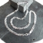 Preview: Collier Kette Stegpanzer 6mm 925 Silber 50cm