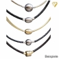 Preview: Wechselschliesse Edelstahl Bone