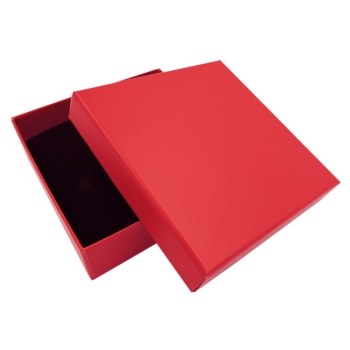 Fixbox Schachtel stabiler Karton rot 8x8cm