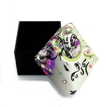 Schachtel fem-floral 40x45x30 Ringe Ohrschmuck