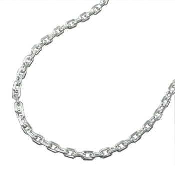 Kette 2mm Anker 8x diamantiert Silber 925 42cm