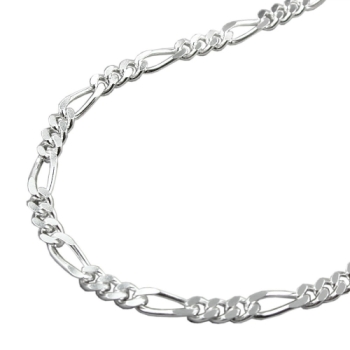 Armband 3mm Figarokette Silber 925 21cm