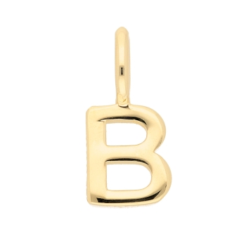 Anhänger Buchstabe B poliert 8Kt 333 GOLD