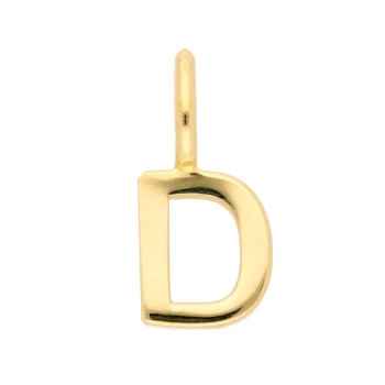 Anhänger Buchstabe D poliert 8Kt 333 GOLD