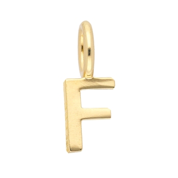 Anhänger Buchstabe F poliert 8Kt 333 GOLD