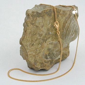 Kette Flachpanzer 1,6mm vergoldet AMD 50cm