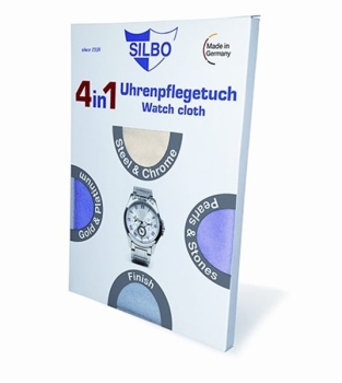 Silbo Uhrenpflegetuch "4 in 1"