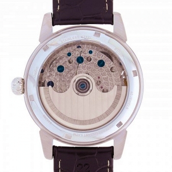 SELVA Herren Armbanduhr Garcia versilbert schwarz
