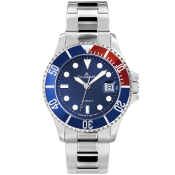 9DUGENA Herrenuhr blau Diver 4460588 Automatik