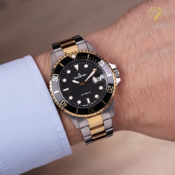 Preview: DUGENA Herrenuhr Diver bicolor 4460776 Automatik