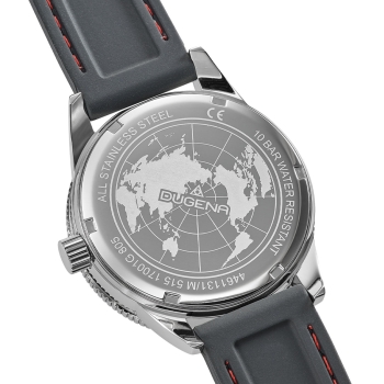 DUGENA Herrenuhr schwarz GMT 4461131 Quarz
