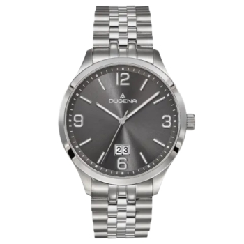 DUGENA Herrenuhr Big Date anthrazit 4461179 Quarz