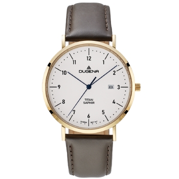 DUGENA Herrenuhr braun Stuttgart 4461216 Quarz