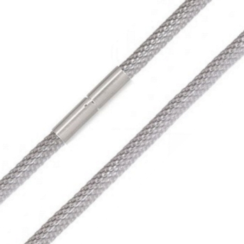 Exklusive Schlauchkette 3,2-6mm Collier Silber 925 mit Bajonettverschluss 90cm