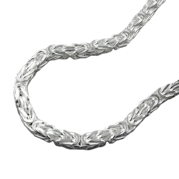 Kette Collier 3mm Königskette 50cm Silber 925