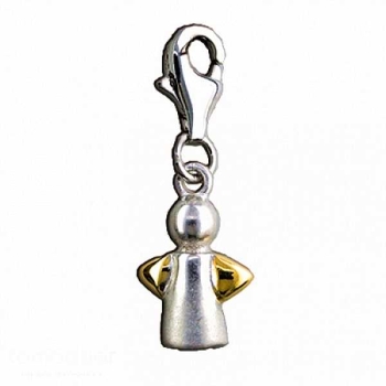 Anhänger Charm Engel 925 bicolor