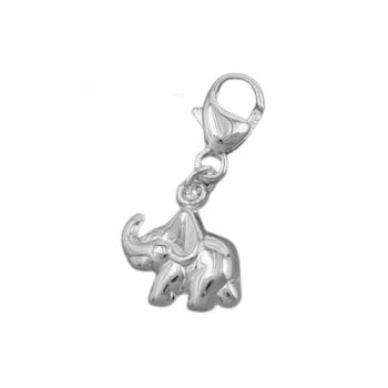 Anhänger Charm Elefant Silber 925