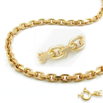 Collier Anker flach 50cm 1,5mm 8Kt 333 GOLD