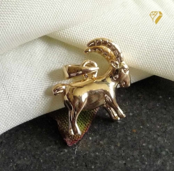 Anhänger Sternzeichen Steinbock 14Kt 585 GOLD