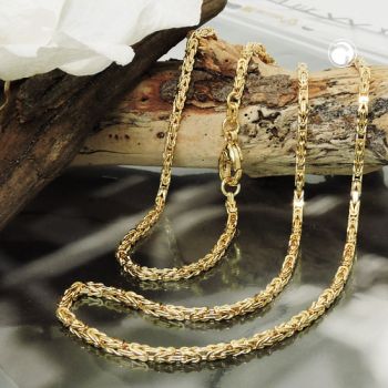 Königskette 1,8x1,8mm 14Kt GOLD 50cm