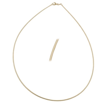 Kette 0,8mm Rundkette 9Kt GOLD 42cm