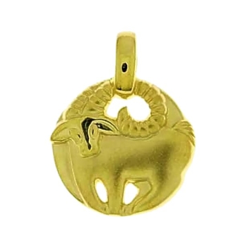 Anhänger Sternzeichen 17,6mm Widder 14Kt 585 GOLD