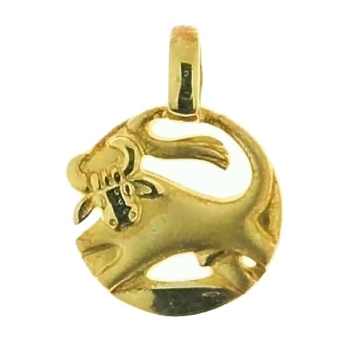 Anhänger Sternzeichen 17,6mm Stier 14Kt 585 GOLD