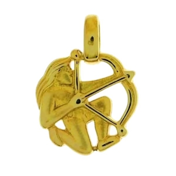 Anhänger Sternzeichen 17,6mm Schütze 14Kt 585 GOLD