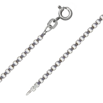 Collier Kette 1,2mm Venezianer Silber 925 38cm