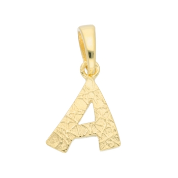 Anhänger Buchstabe Gold A
