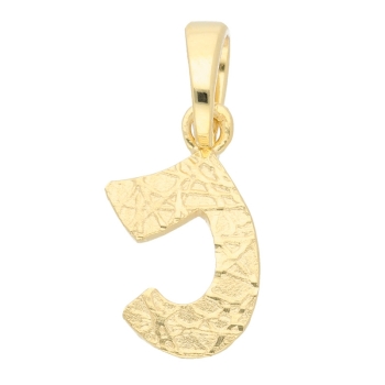Anhänger Buchstabe Gold J